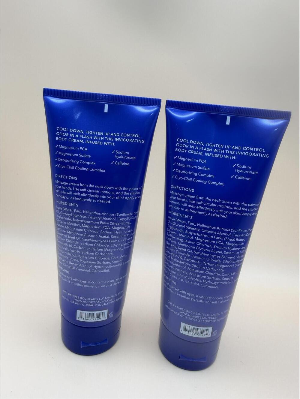 (Set of 2) Nakery Beauty Cool + Energize Body Cream 200ml - Cryo-Chill Magnesium - Picture 4 of 7